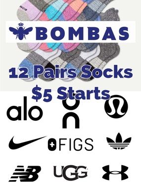 Top Brand 🧦  + 📦 $6.49 Flat Rate SHIPPING Bundle as many as you like